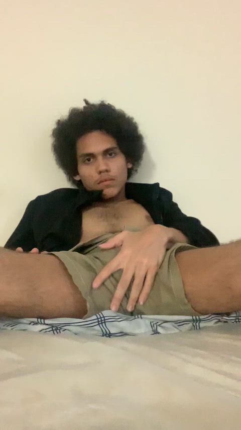 curly hair emo gay latino rubbing sexy shorts punk solo-males gif