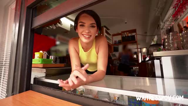 [Waitress POV] Natalie Porkman | Committed To Sausage [15 sec]