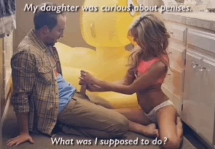 dad daddy daughter taboo gif