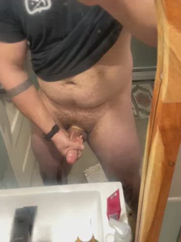 bwc big dick gay jerk off masturbating tease gif