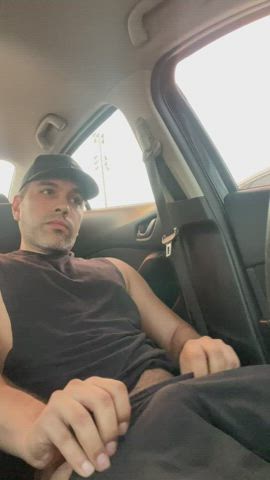 car gay jerk off gif