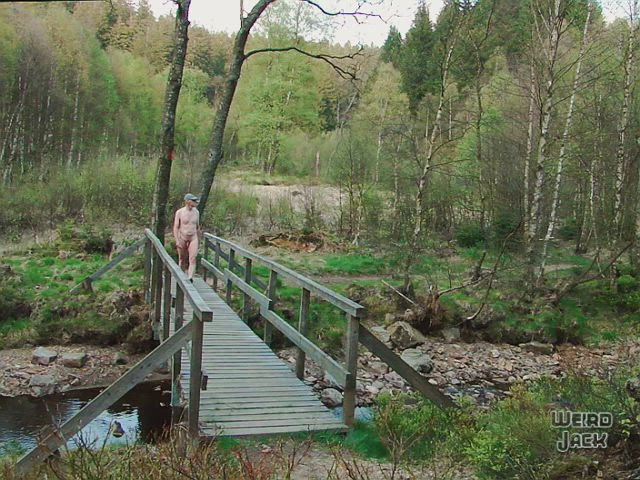 Just a quiet moment on this popular hiking trail.