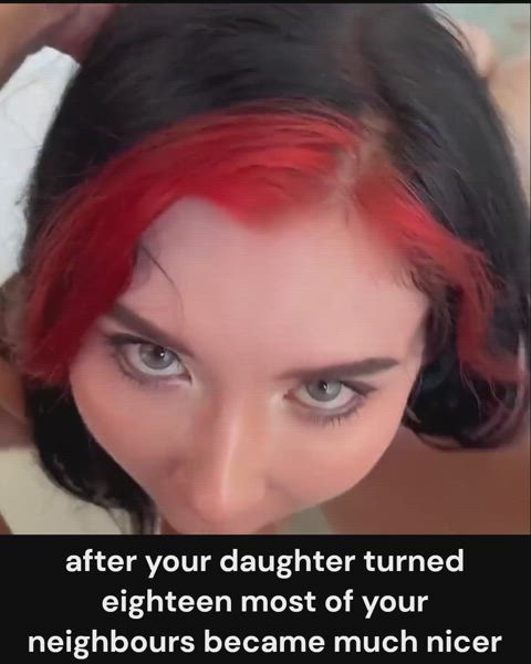 blowjob caption daughter gif