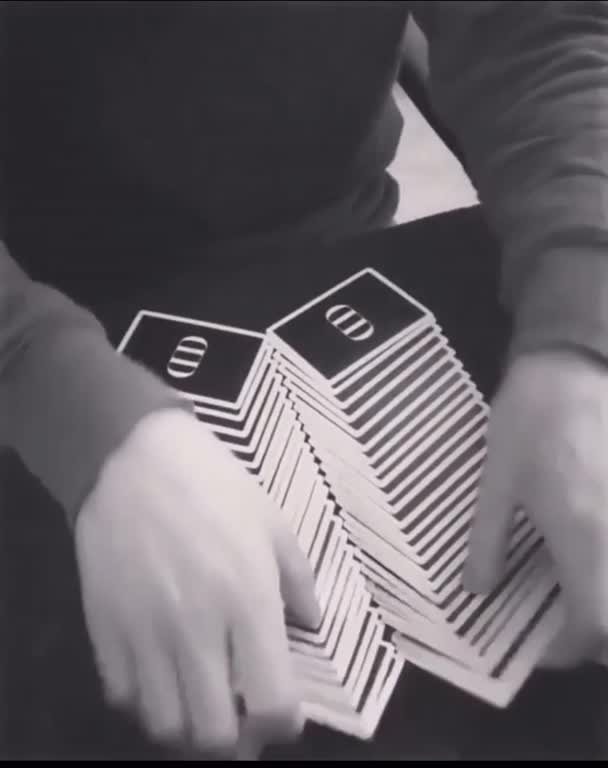 The way these cards are shuffled