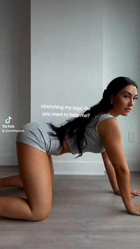 Just stretching ☺️☺️☺️