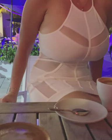 Big Tits Dress Tits gif