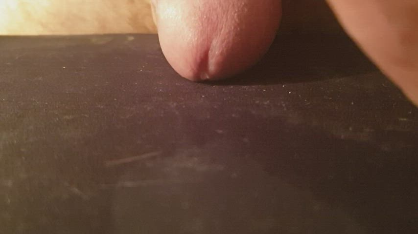 Big Dick Cumshot Hands Free gif