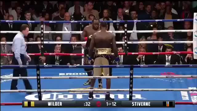 WILDER STARING AT STIVERNE WTF?