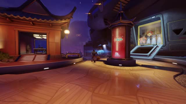 Mei sits on Doomfist