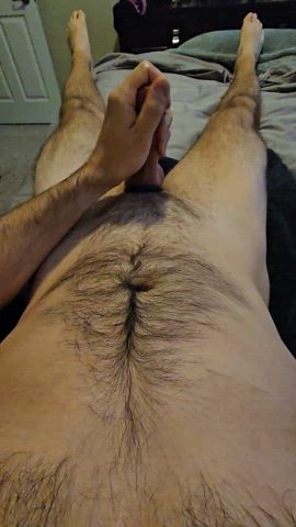 bear cock cum hairy masturbating gif