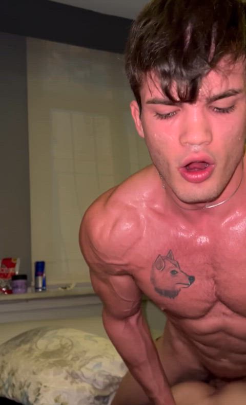 If you’re not sweating like this, then you ain’t fucking me hard enough bro