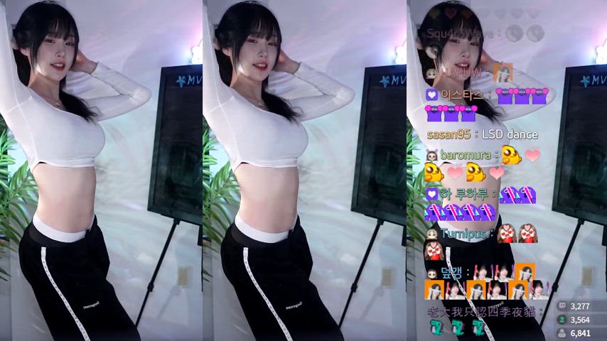 asian big tits dancing korean gif