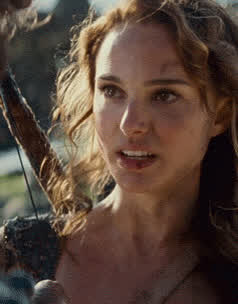 Celebrity Eye Contact Natalie Portman gif