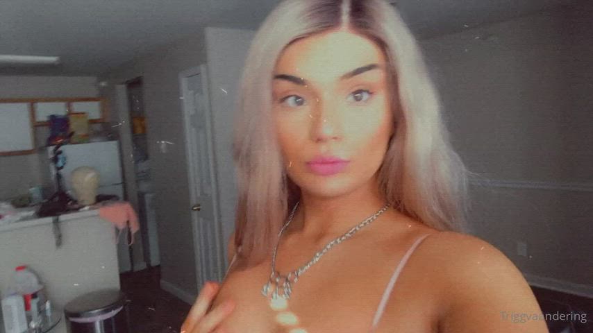 blonde cute trans gif