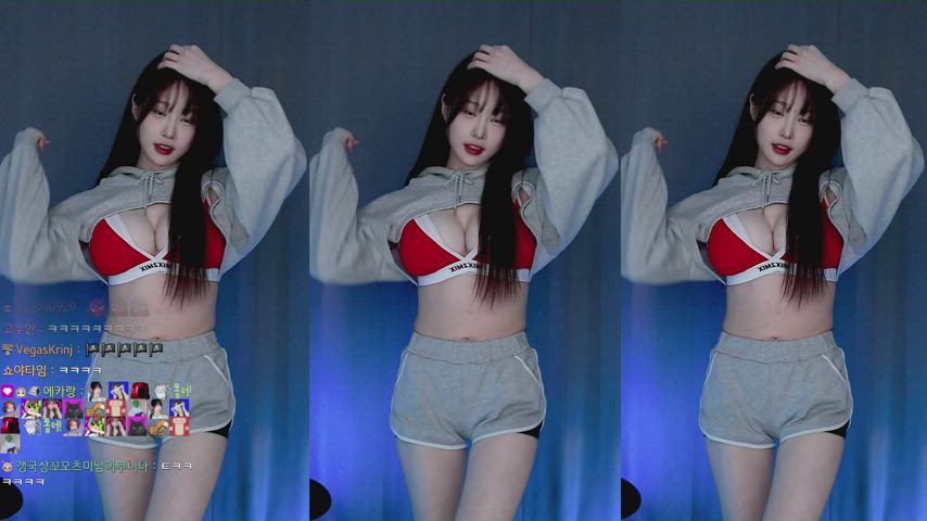 asian big tits dancing korean gif