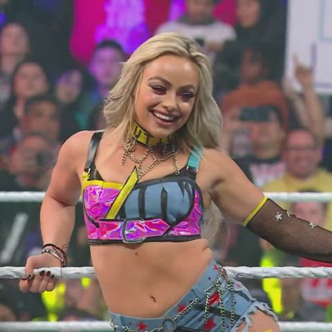 abs blonde cute smile thighs wrestling gif