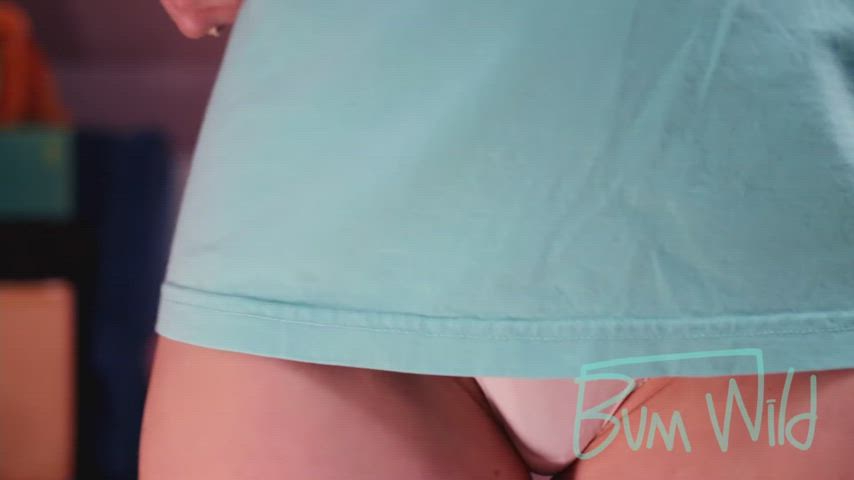 asshole bubble butt panties thong gif