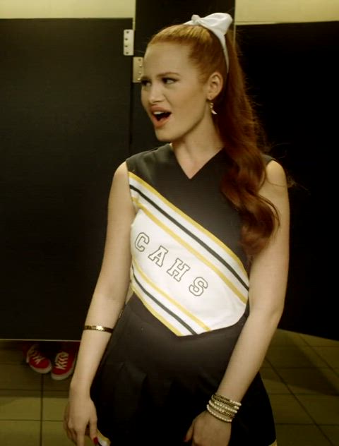 celebrity cheerleader female madelaine petsch gif