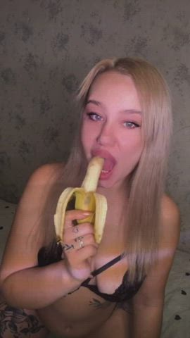 Blonde Blowjob OnlyFans gif