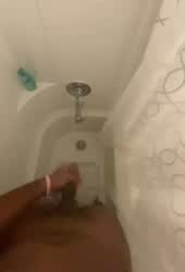 Masturbating Shower Solo gif