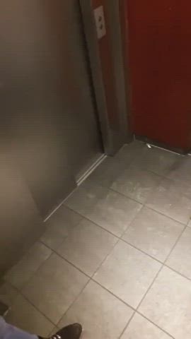 blowjob double blowjob elevator outdoor gif