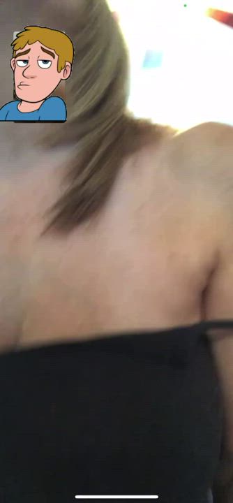 Big Tits Boobs Huge Tits MILF Mom NSFW Natural Tits Nude Tits gif