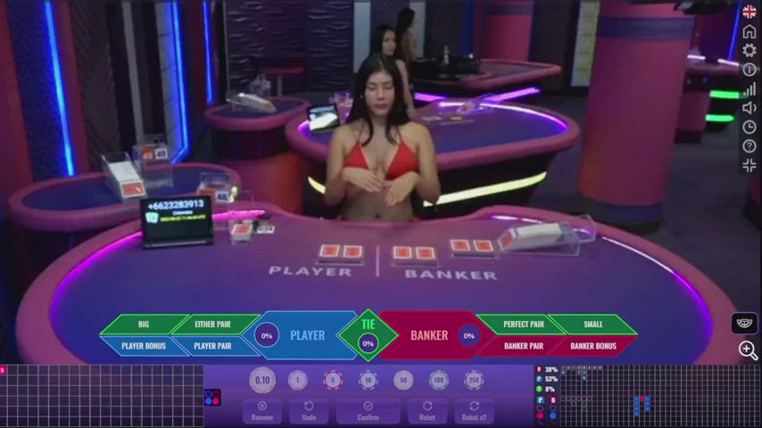 Sexy Live Bikini Dealers | Online Baccarat