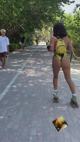 Booty Outdoor Swimsuit gif