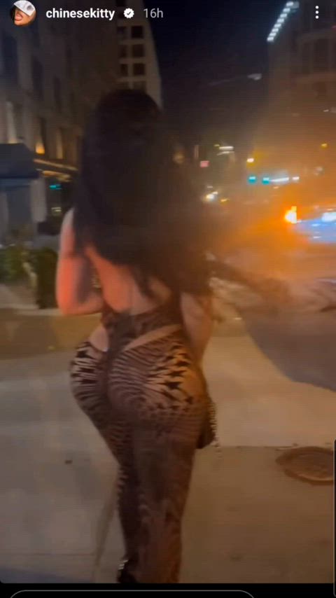 big ass bodysuit chinese jiggle twerking gif