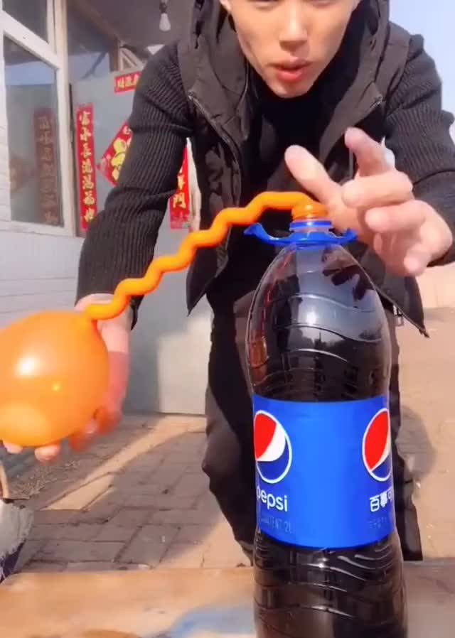 pepsi-flavoured balloon 
