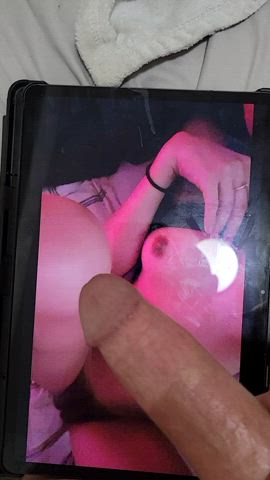 jerk off thick cock tribute gif
