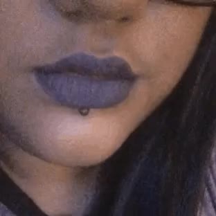 Lips Lipstick Lipstick Fetish Pierced Piercing gif