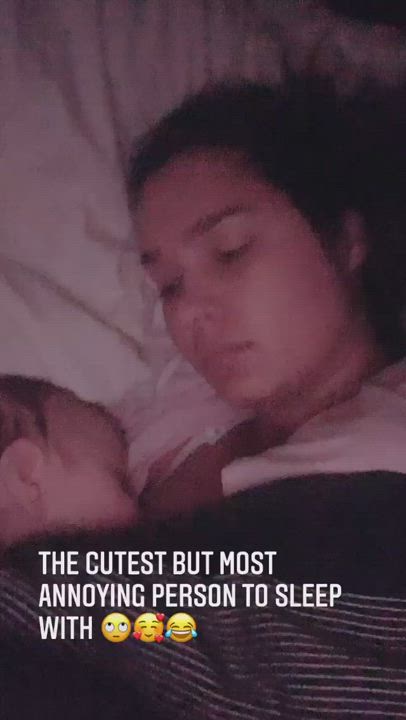 Australian Breastfeeding Brunette gif