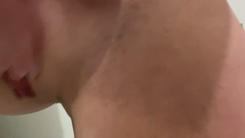 Areolas Big Tits Masturbating Shaved Pussy gif