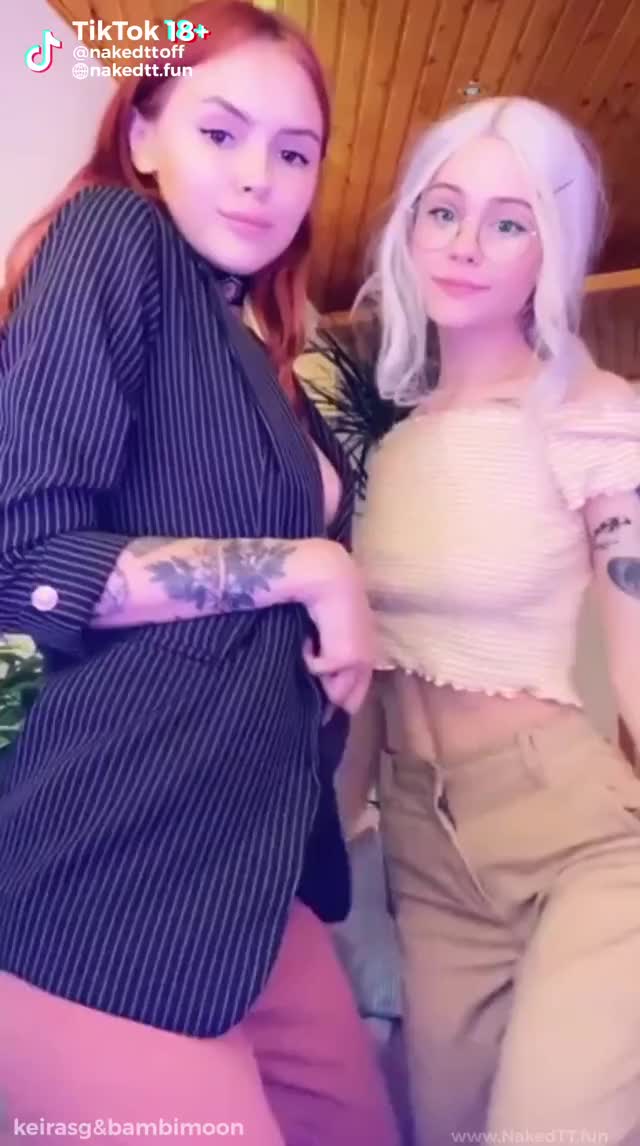 Cute girls showing their boobies