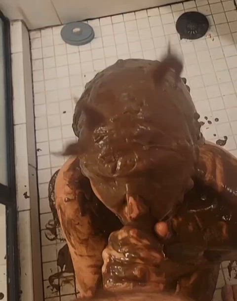 blowjob fetish messy wet and messy gif