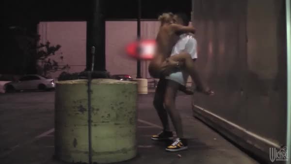 Nothing to see here, just some guy fucking Nicole Aniston in a parking lot...