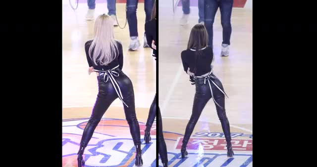 Hani & Jeonghwa (EXID) DDD Dual Fancam KBL [이엑스아이디 하니 & 정화