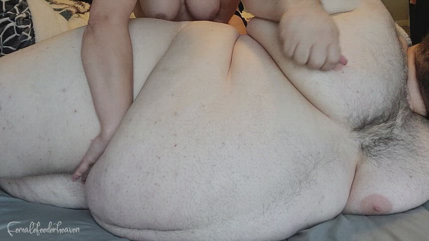 Watch me dominate this fat ass with my 14 inch strap on