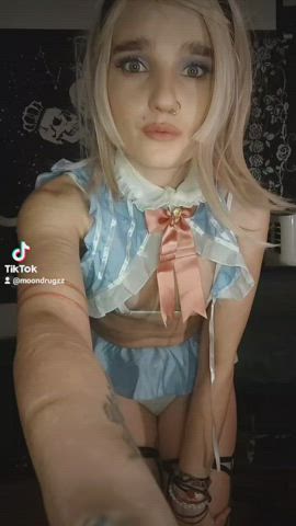 ass bunny cosplay dancing innocent onlyfans panties shaking gif