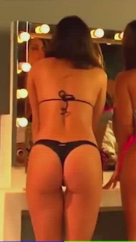 bikini body brazilian brunette bubble butt dani goddess latina sensual tease gif