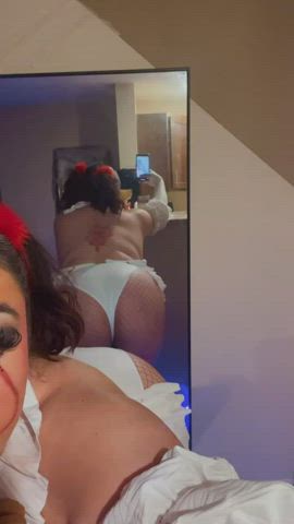 ass bbc costume latina tits gif