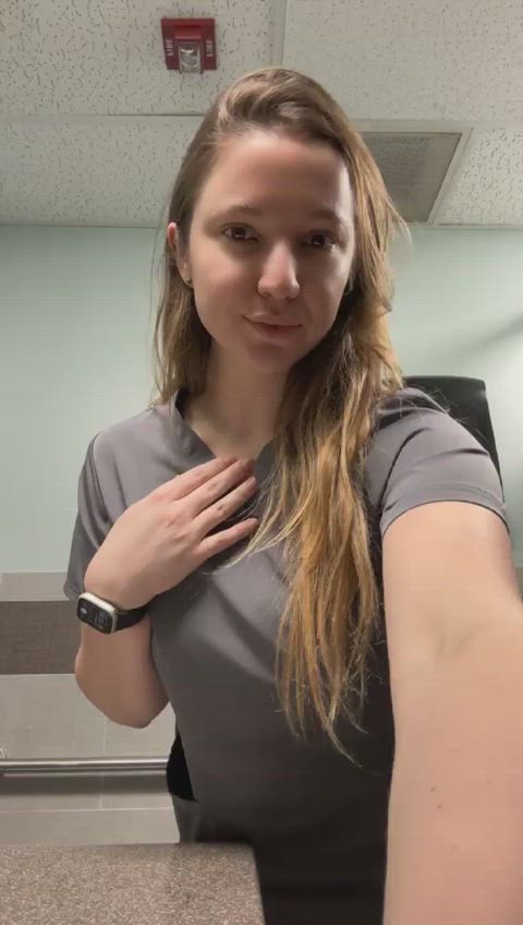 My nurse tits wanted to be seen by the world today👩‍⚕️🥵