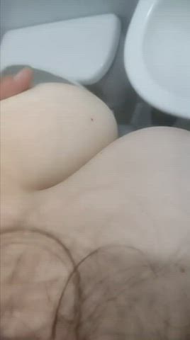 amateur big tits groping gif
