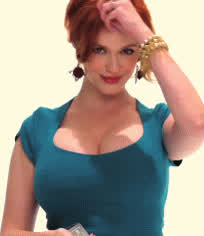 Babe Celebrity Huge Tits Redhead gif