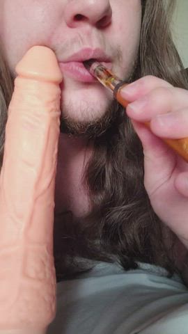 blowjob ftm trans man gif