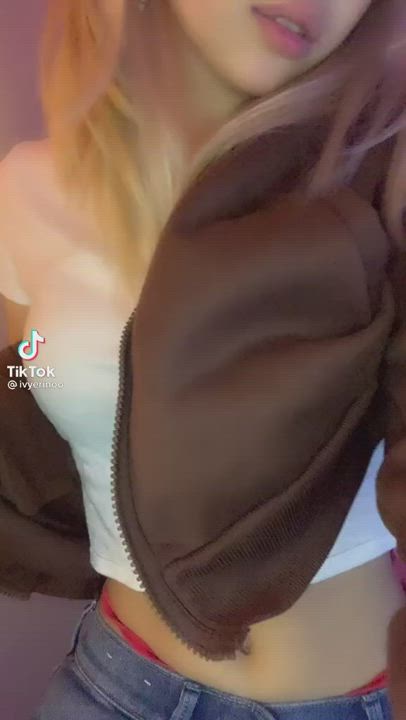 18 Years Old Asian Dancing Teen Thong TikTok gif