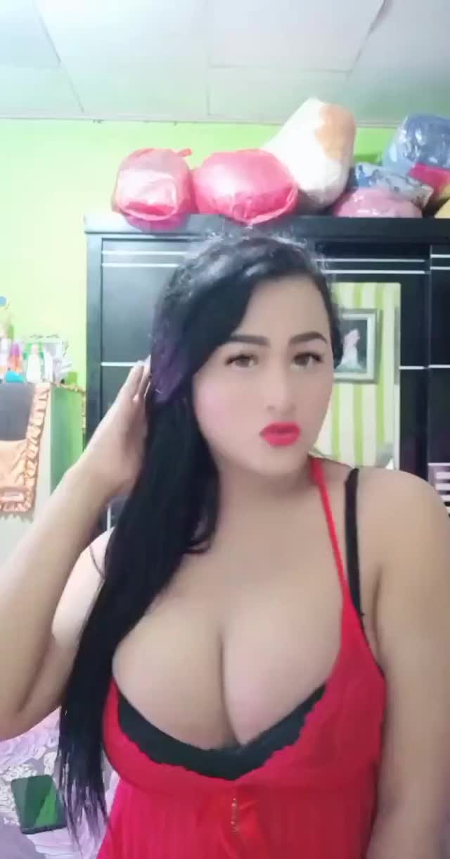 Cleavage Teasing gif