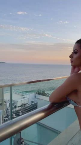 Bikini Blonde Brazilian Bubble Butt Celebrity Tease gif