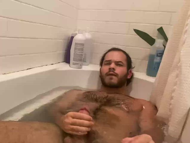 I got a little horny in the tub